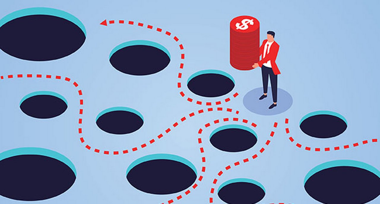 The choice of investment routes, how to avoid investment traps illustration