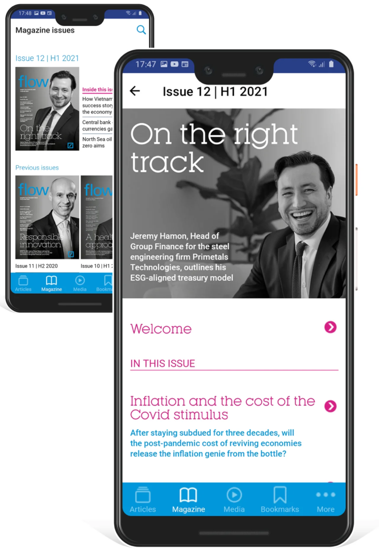 FlowApp with Magazine