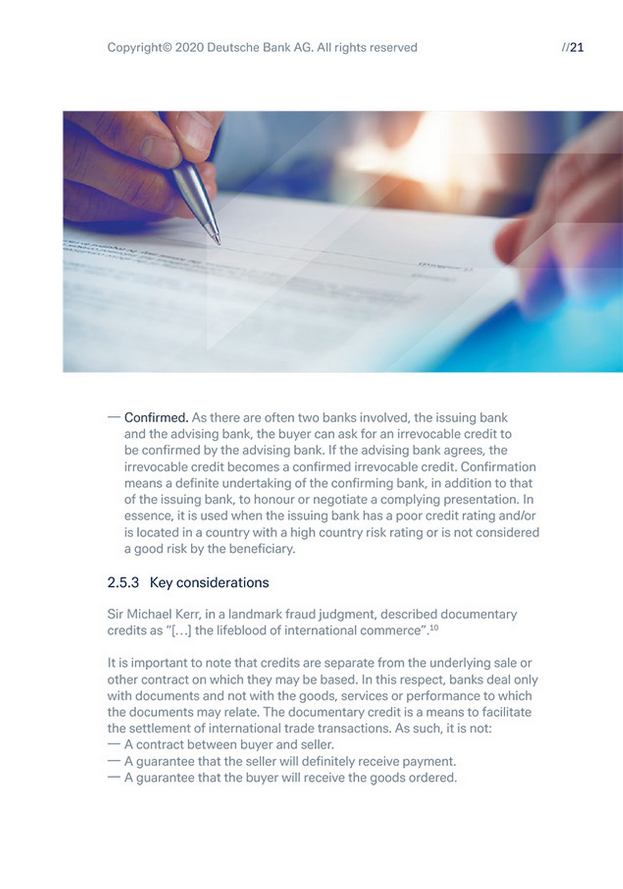 Page from pdf: ${esc.q}A Guide to trade finance${esc.q}