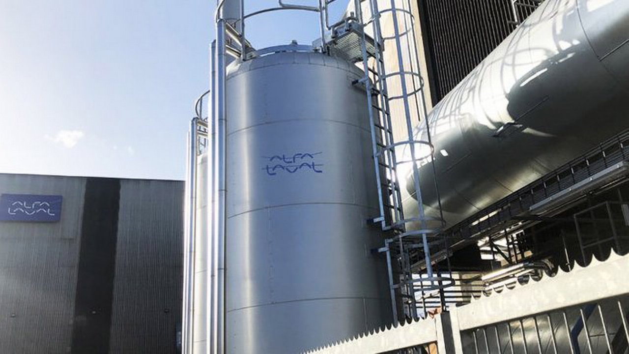 Biofuel tanks at Alfa Laval (source: Alfa Laval)