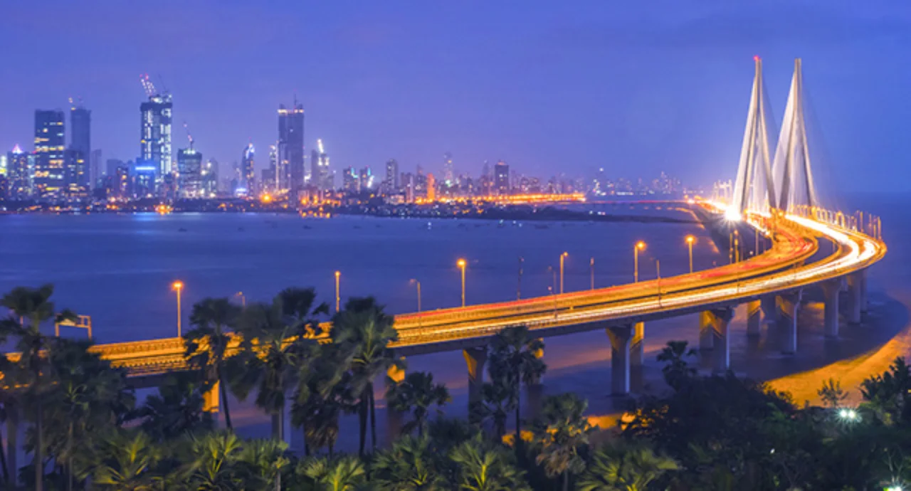 The Bandra–Worli Sea Link, officially called Rajiv Gandhi Sea Link.