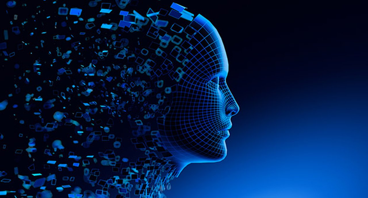 Digital Transformation Ai Artificial Intelligence In Human Face Head
