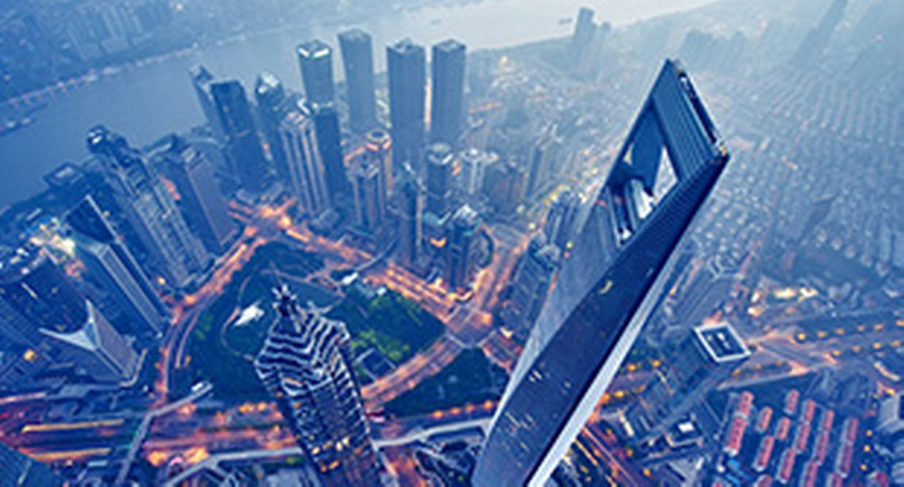 Hong Kong's towering skyscapers from above