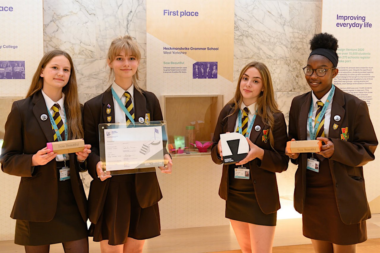 Heckmondwike students Alice, Emily, Hannah and Naomi