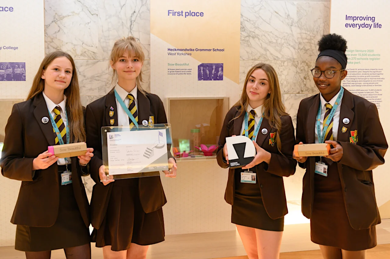 Heckmondwike students Alice, Emily, Hannah and Naomi