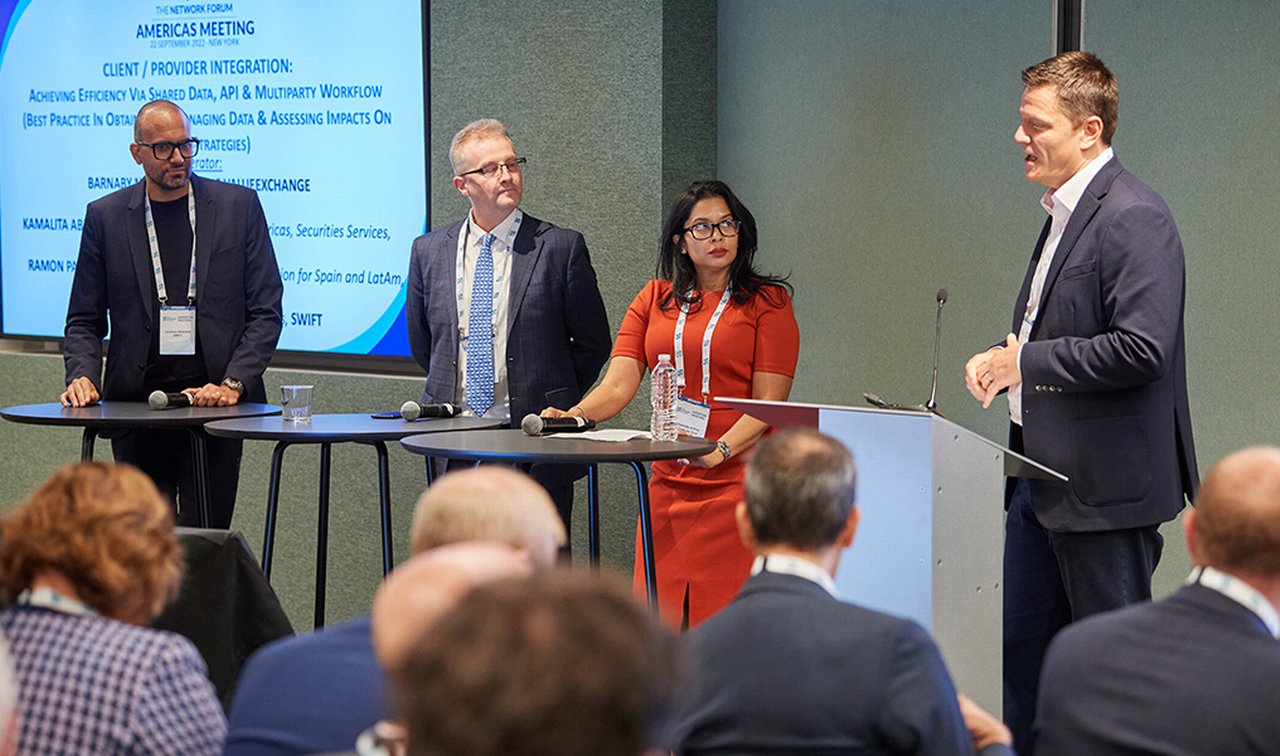 Speakers at the session, ‘Client/Provider Integration – Achieving efficiency via shared data, API and multiparty workflow