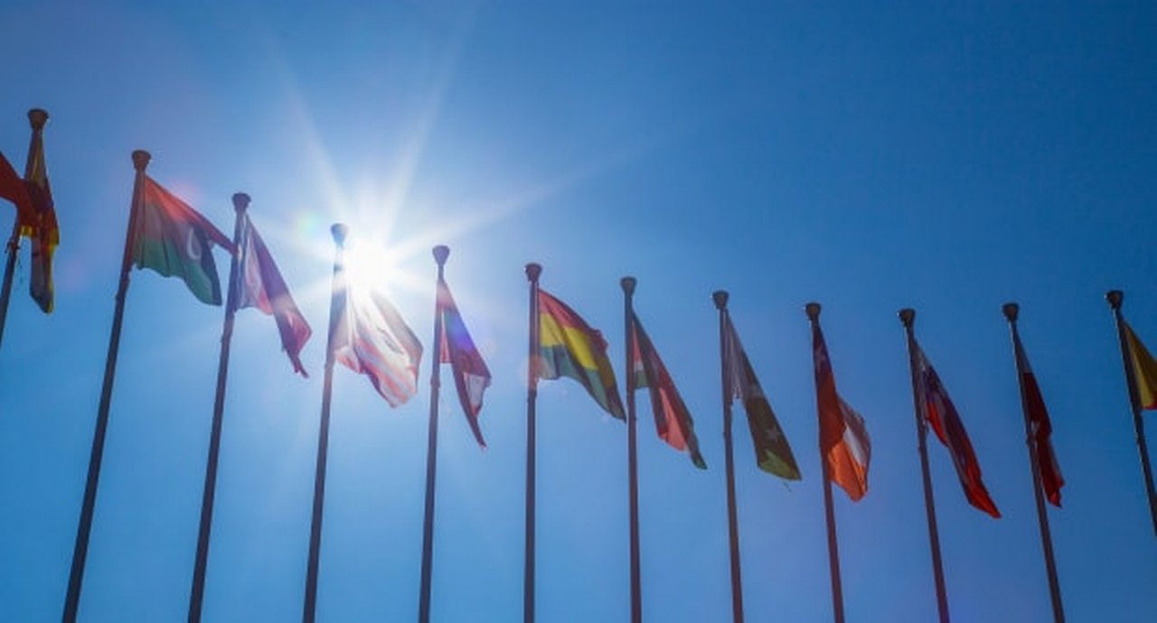 Flags from the G20