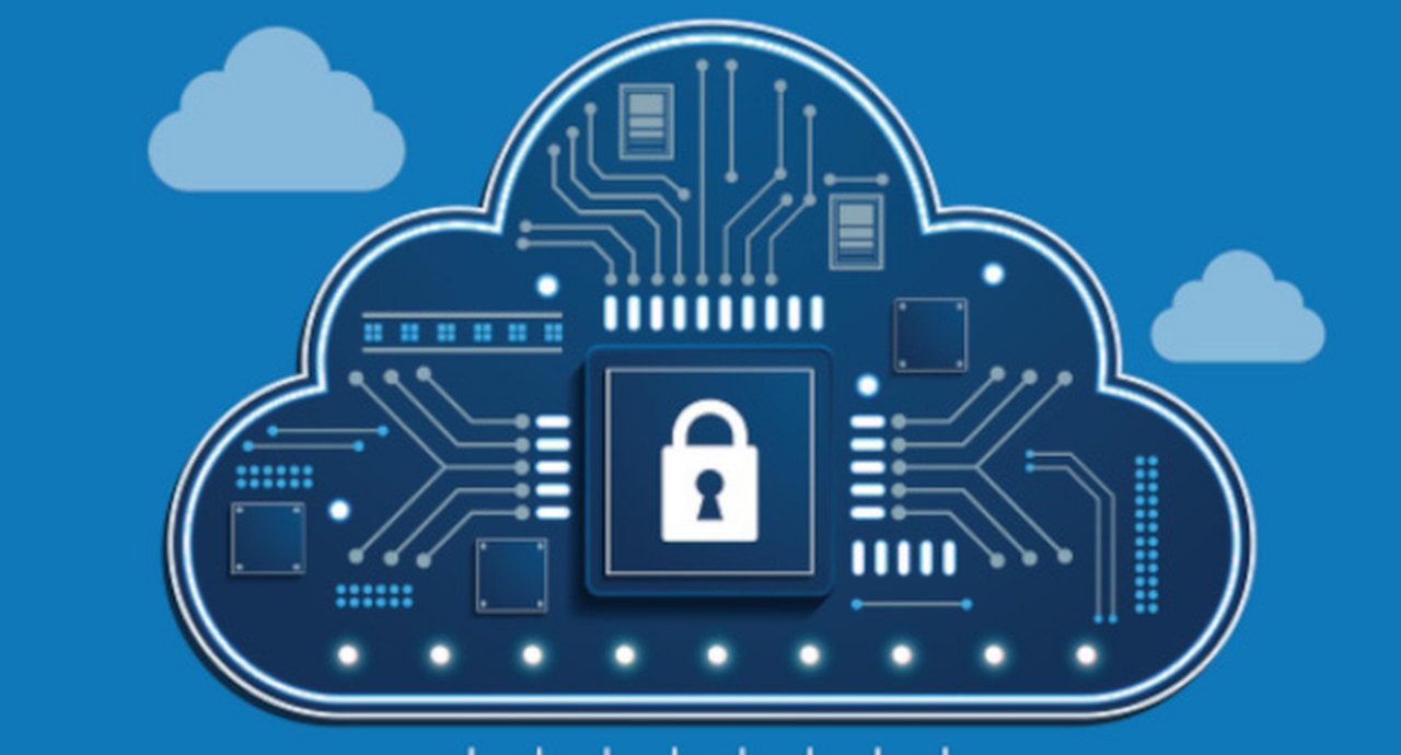Electronic cloud with lock in the middle