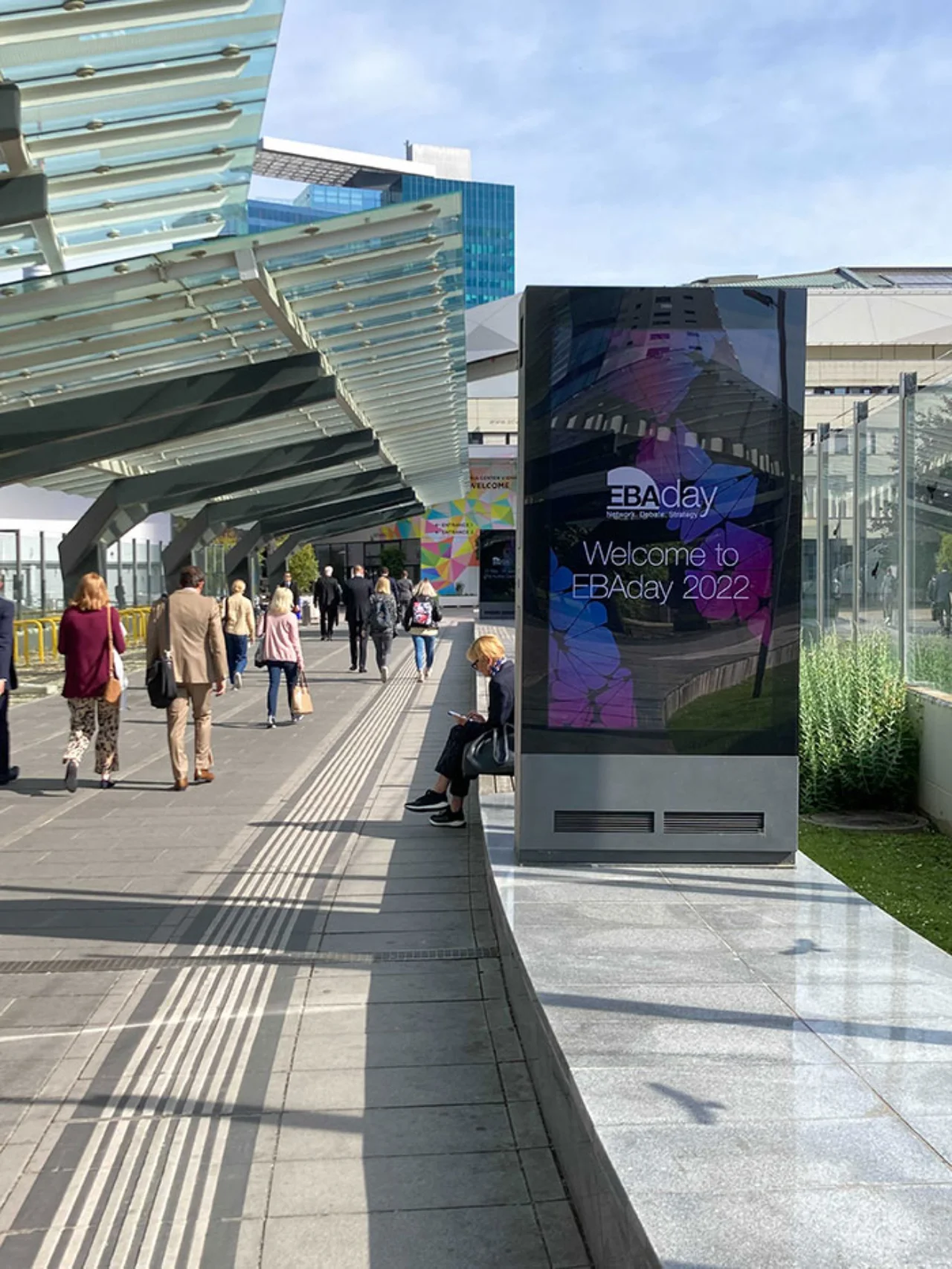 Welcoming participants to EBAday 2022 in Vienna