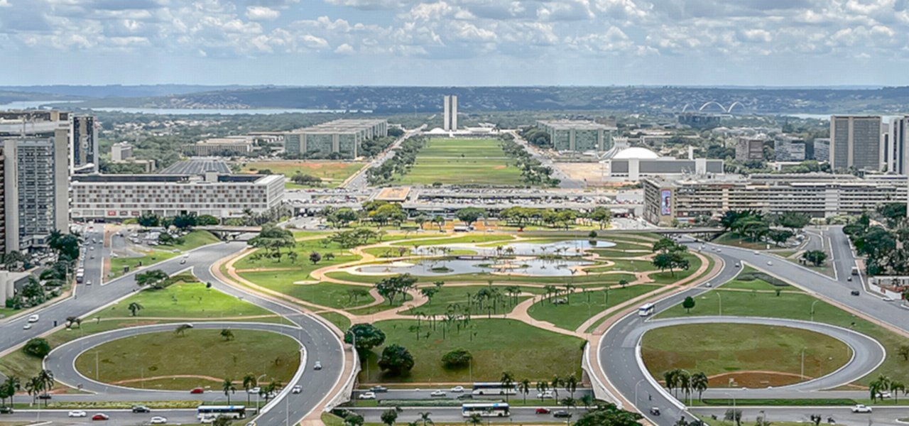 Aerial View Of Brasilia City