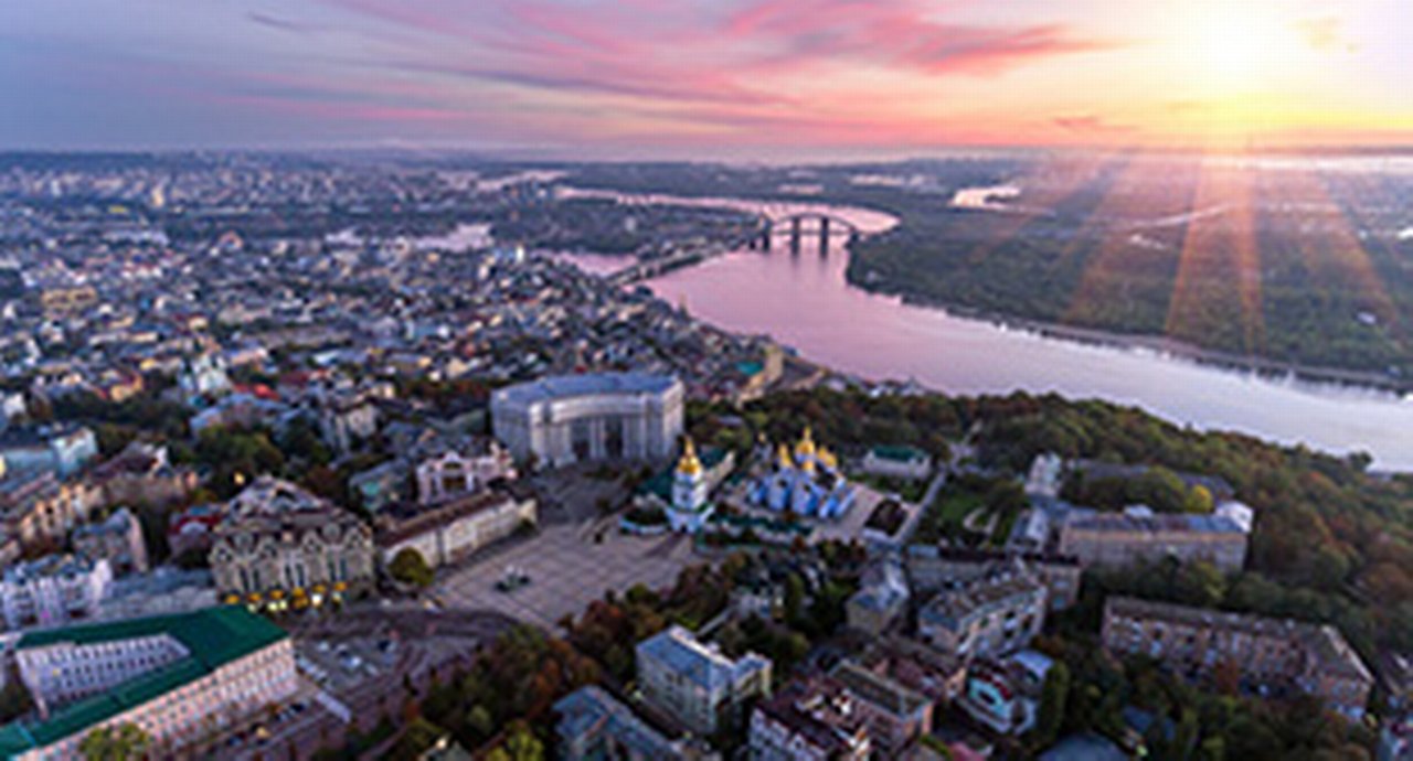Green And Beautiful Center of Kiev Ukraine