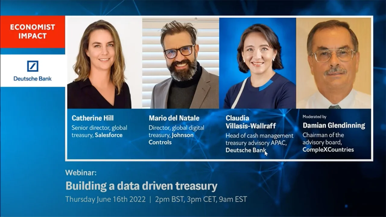 Cover Building a data-driven treasury