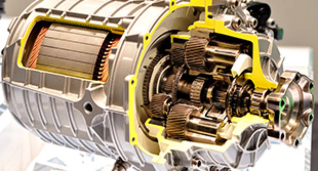 Integrated Electric Car Drive Module With Attomatic Transmission