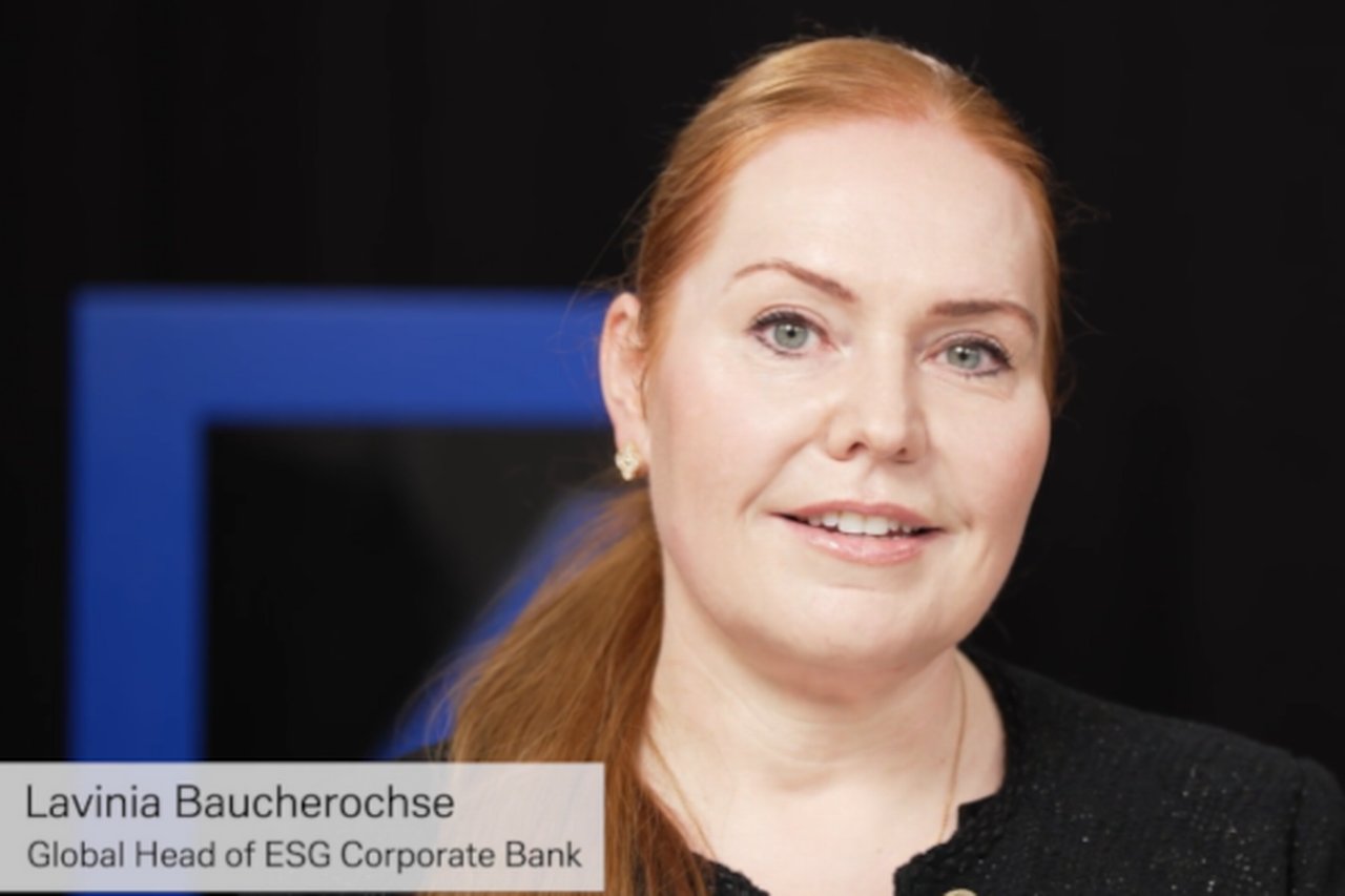 Lavinia Baucherochse, Global Head of ESG Corporate Bank