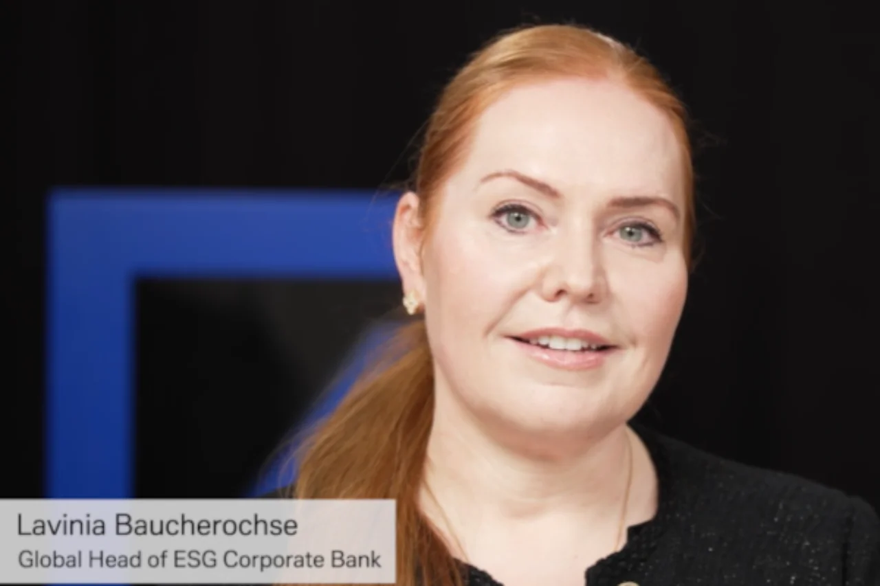 Lavinia Baucherochse, Global Head of ESG Corporate Bank