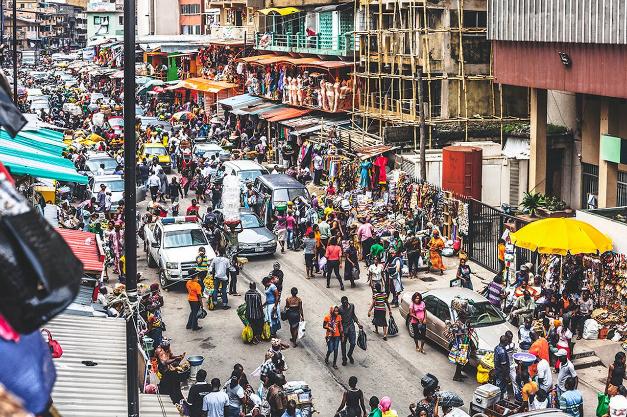 Lagos Island’s commercial district