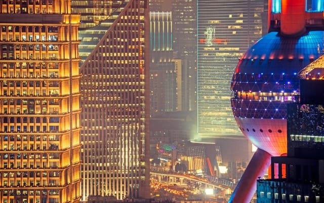 Shanghai Pudong with oriental pearl tower