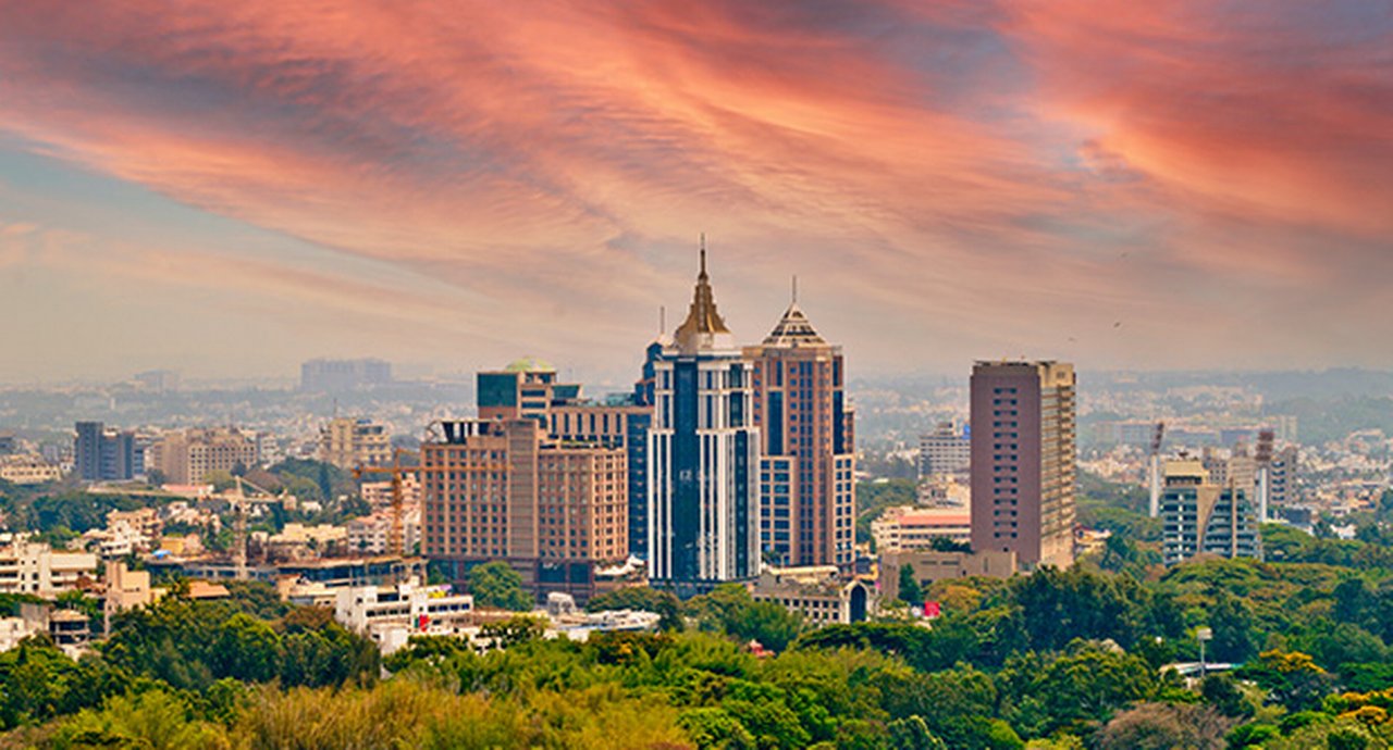 Bengaluru India skyline