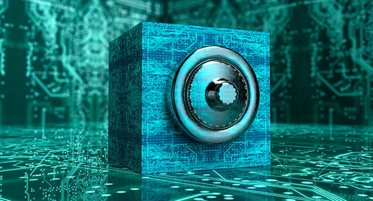 Digital Safety Concept Safe In Electronic Environment
