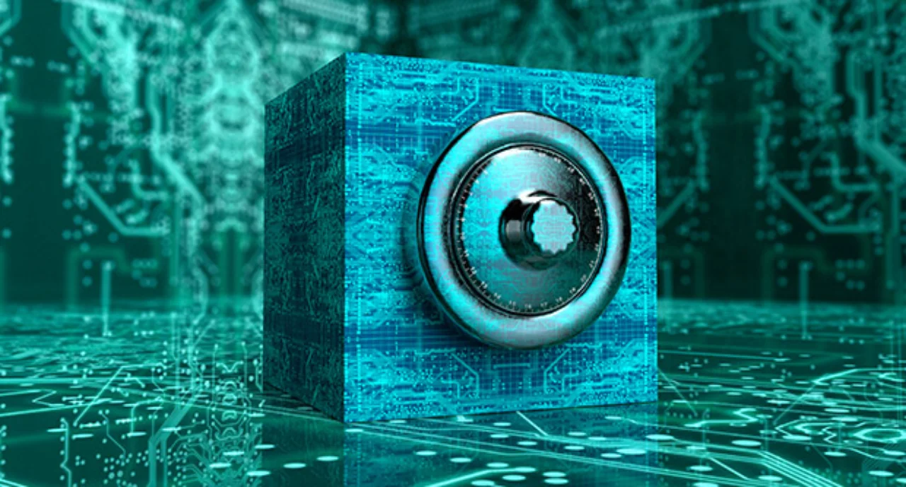 Digital Safety Concept Safe In Electronic Environment