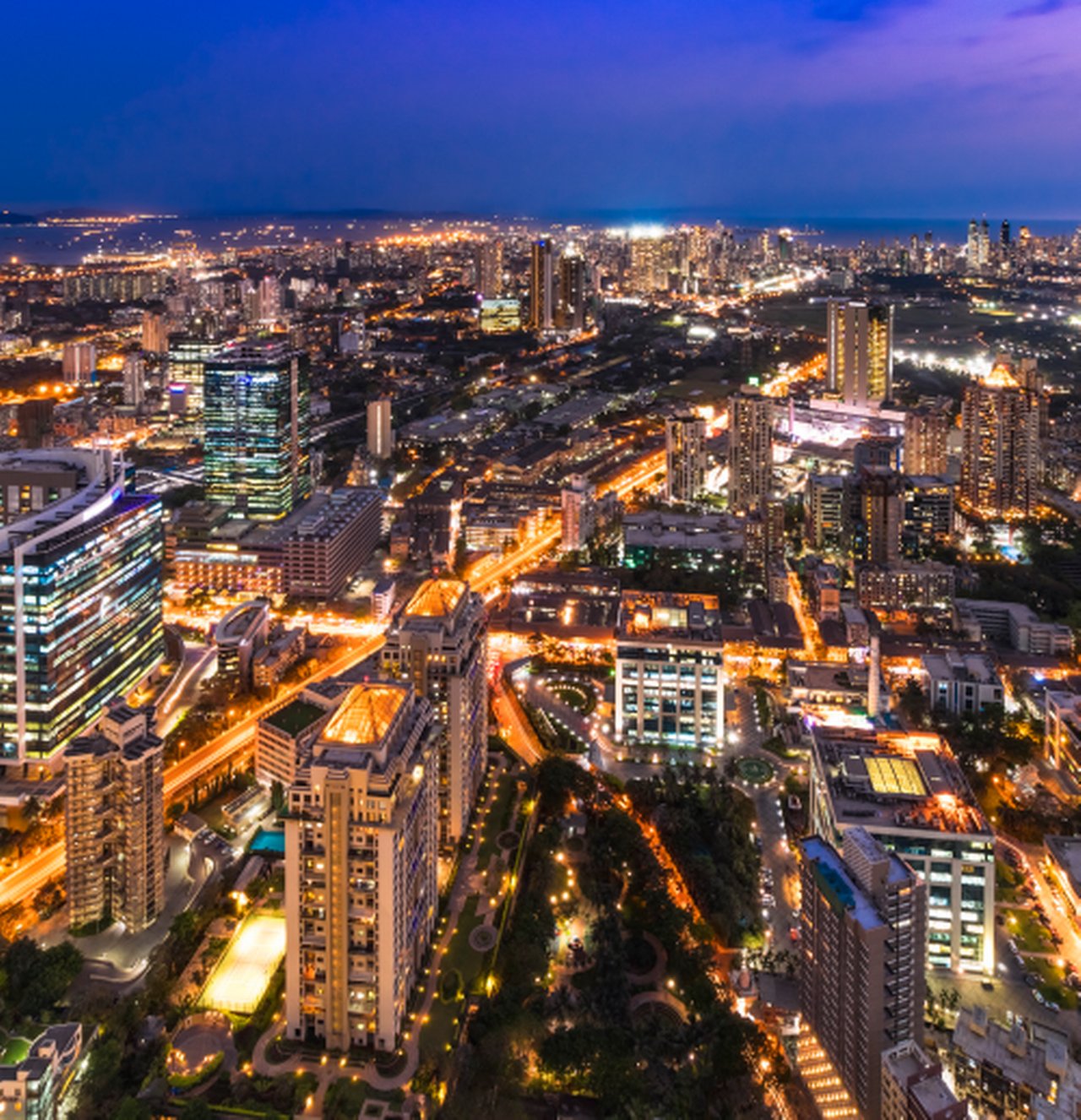 Cityscape view of Mumbai