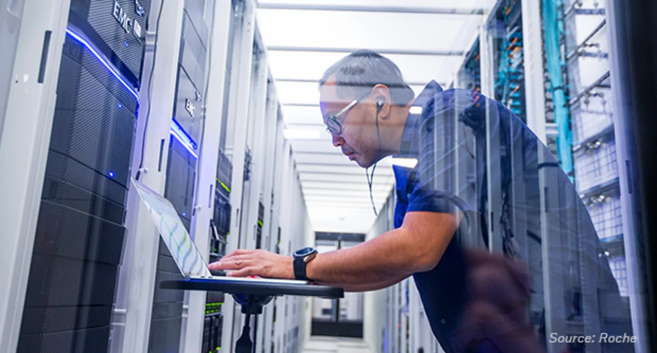 A Roche IT worker in the San Francisco headquarters