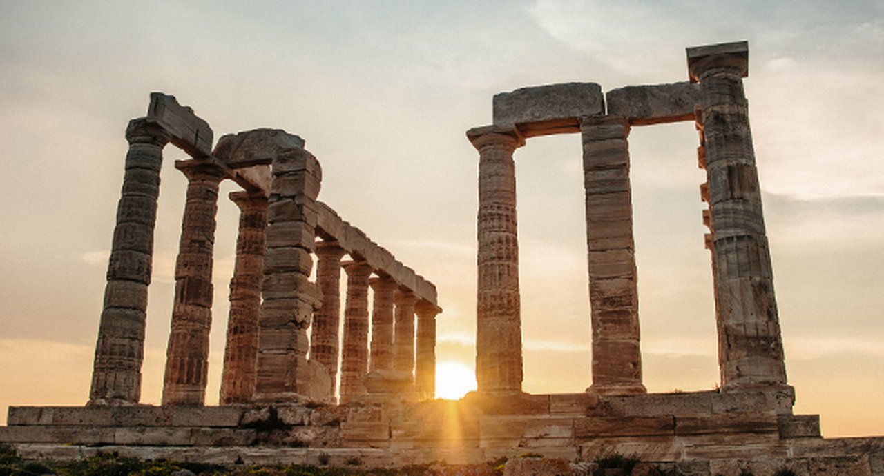 Poseidon Temple In Sounio Greece