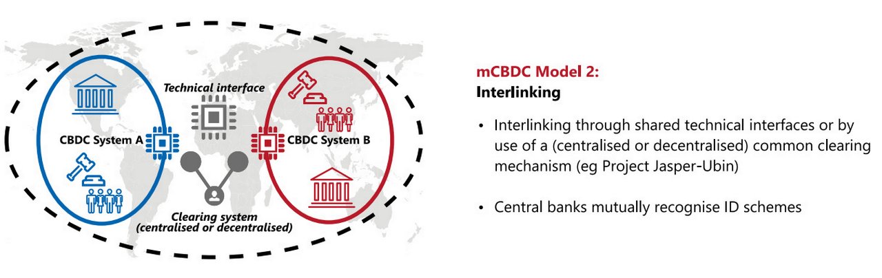 Figure 4: Model two – Interlinked CBDC system