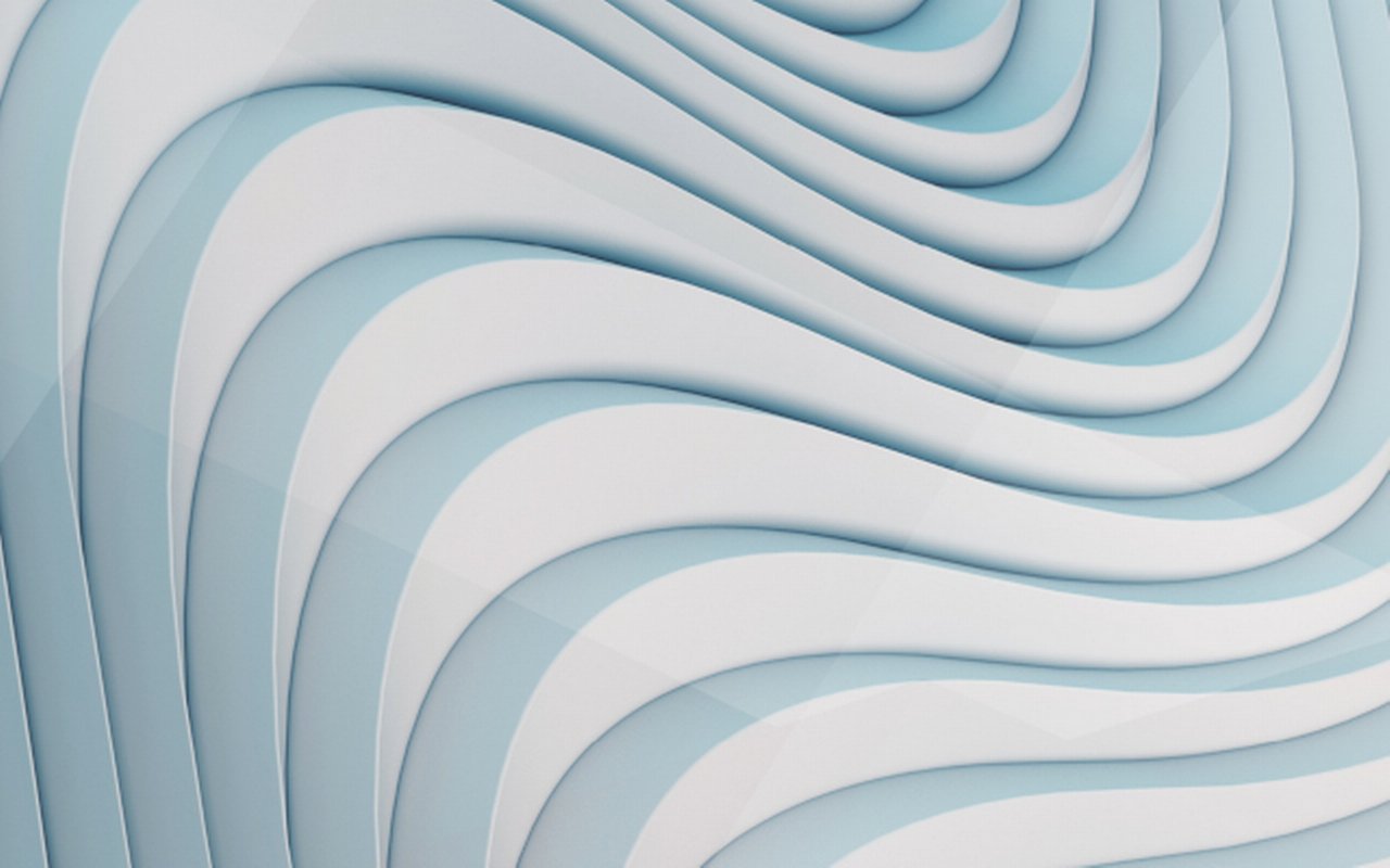 White waves abstract image