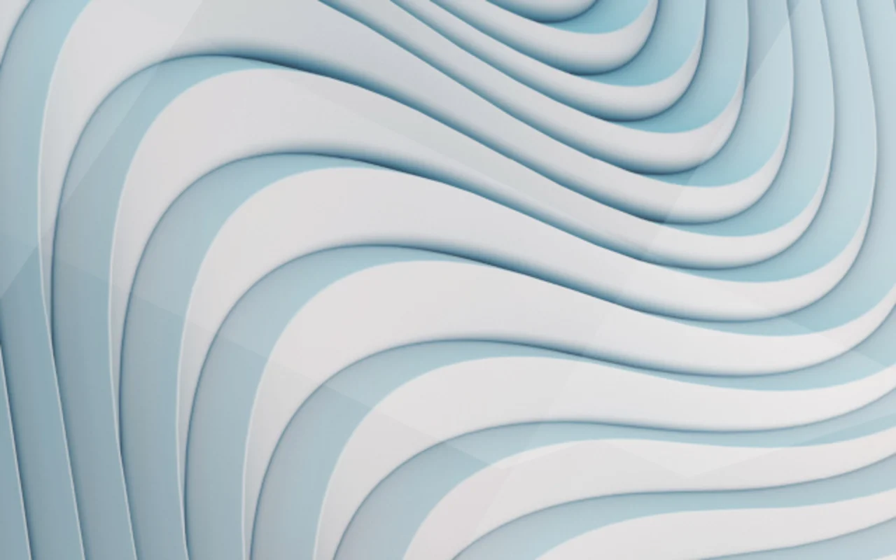 White waves abstract image