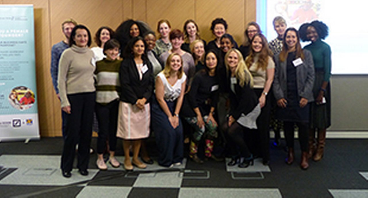 We in Social Tech business accelerator group photo