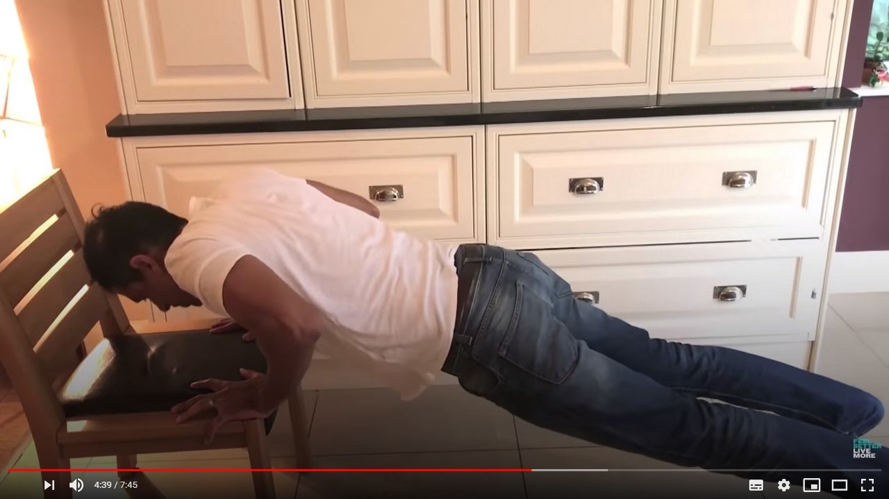 Press-ups with Dr Rangan Chatterjee