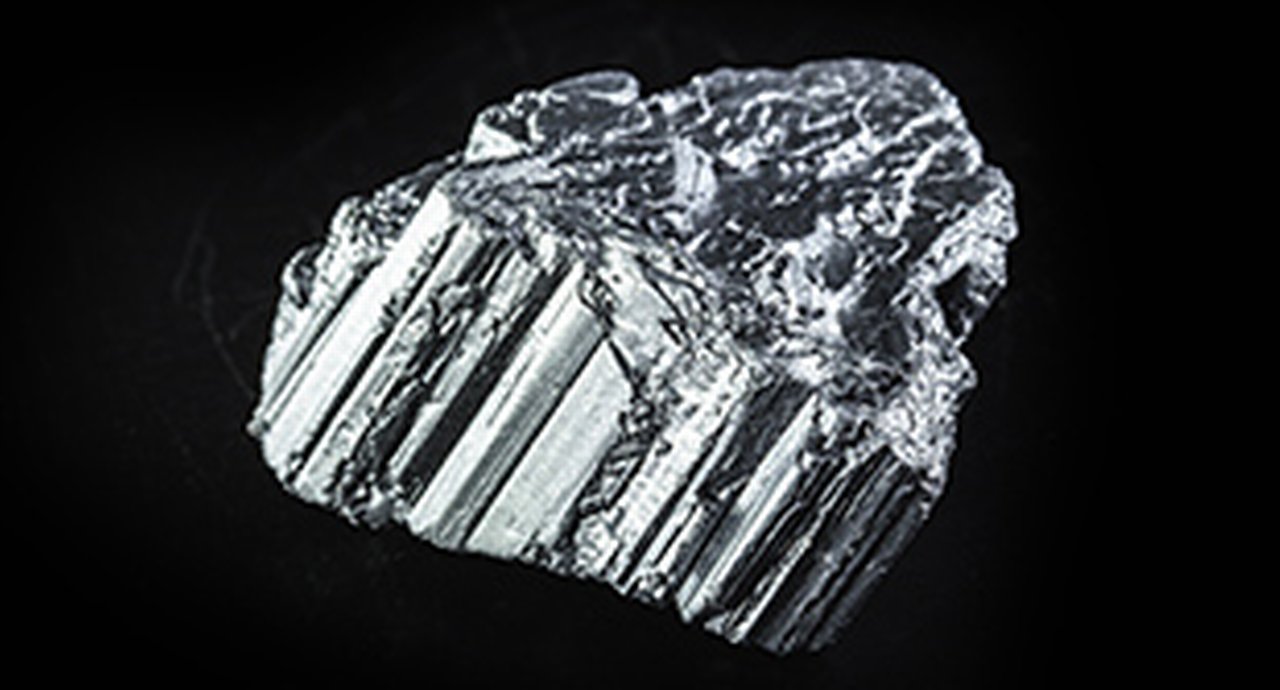 Neodymium stone, part of the rare earth group, the world's strongest magnetic ore used in technology industry