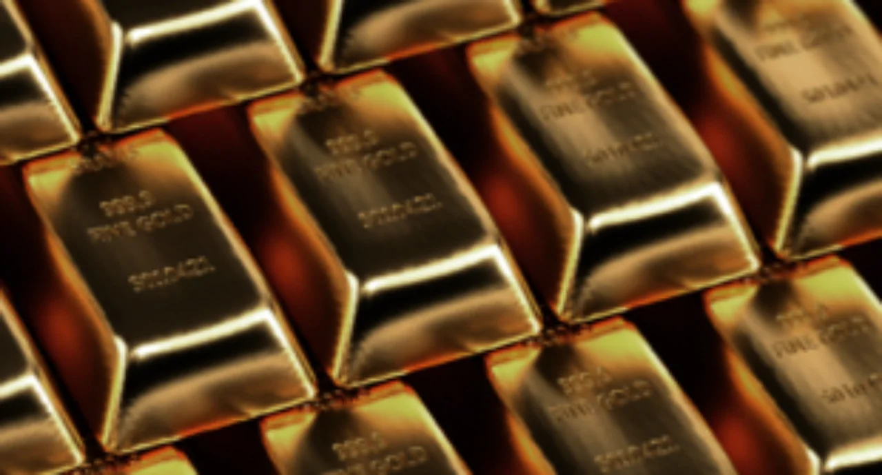 stacked gold bars