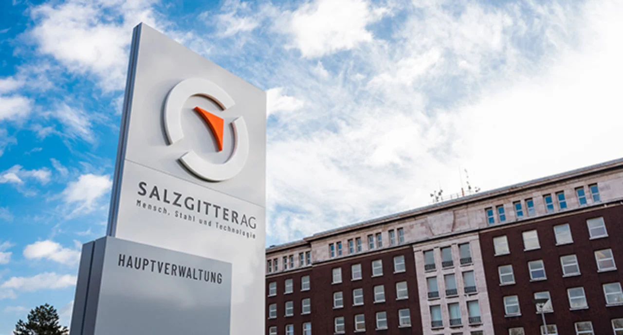Salzgitter AG sign and building