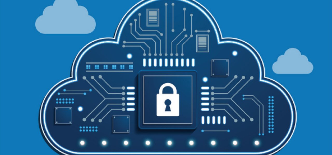 Electronic cloud with lock in the middle