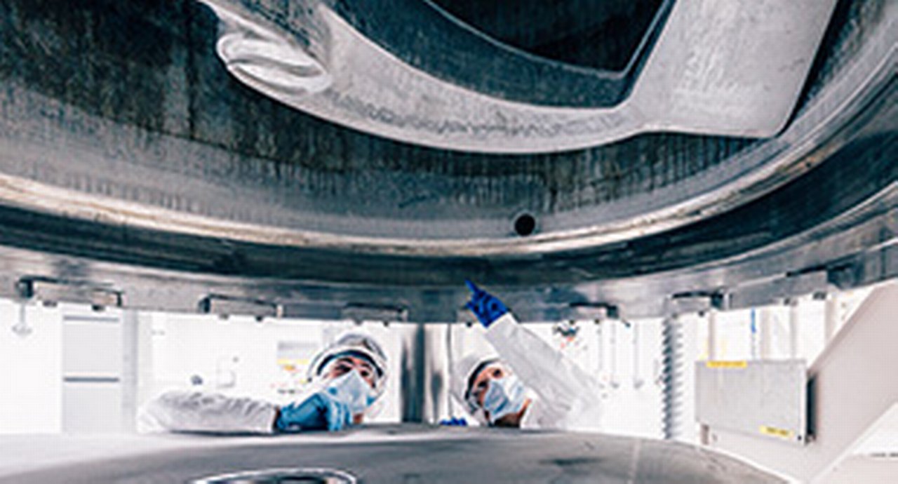 Employees inspecting the manufacturing area in St. Louis, USA (Cherokee facility)