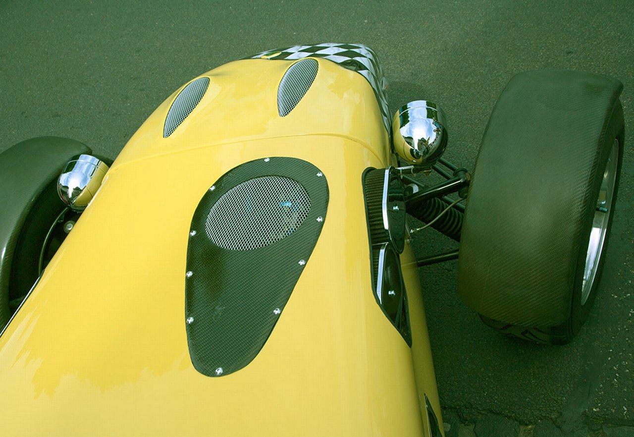 Vintage Caterham Super Seven sportscar