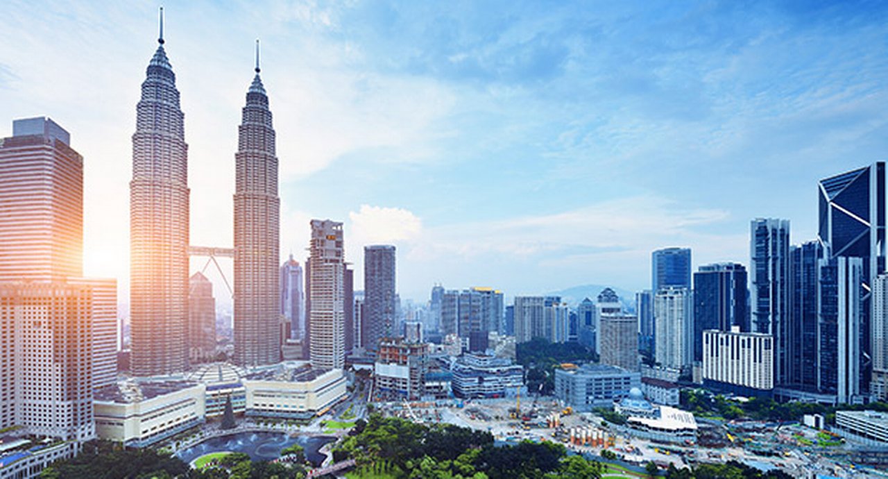 City Skyline of Kuala Lumpur Malaysia