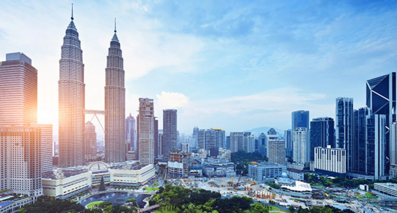 City Skyline of Kuala Lumpur Malaysia