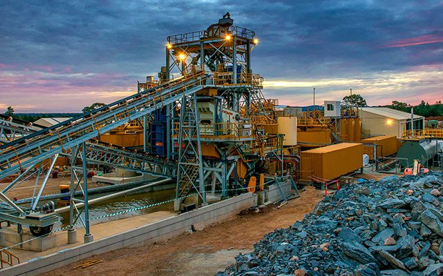 Mineral processing plant