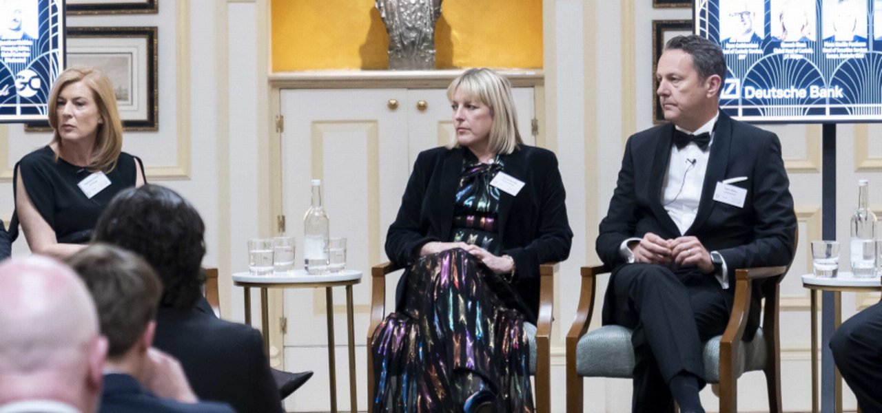 ‘Future of custody roadmap’ forum discussion, left to right: Ryan Cuthbertson (BNY); Hannah Elson (JP Morgan); Fiona Neville (Deutsche Bank); Sam Riley (Clearstream); Chris Rowland (State Street); Jonathan Watkins (Global Custodian)