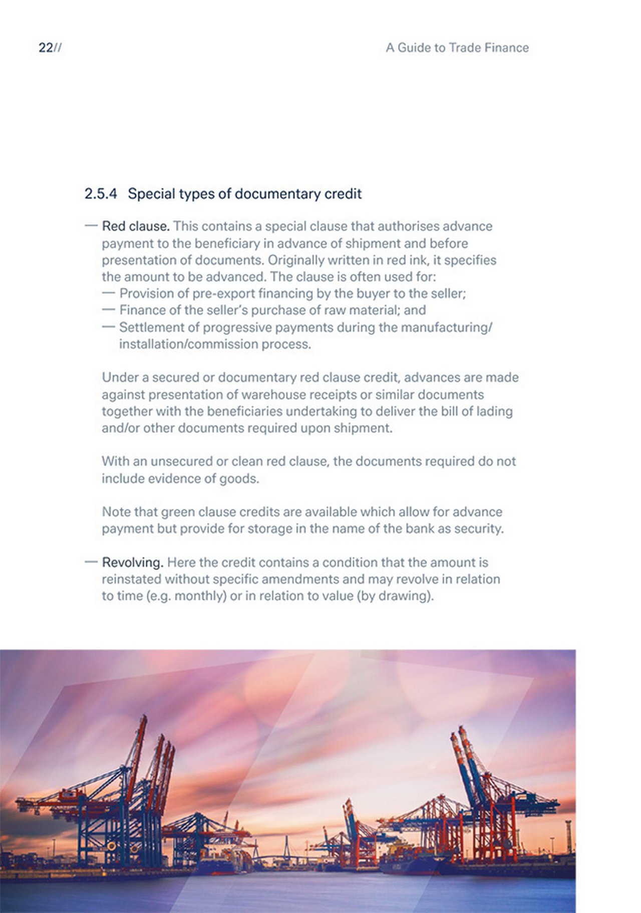 Page from pdf: ${esc.q}A Guide to trade finance${esc.q}