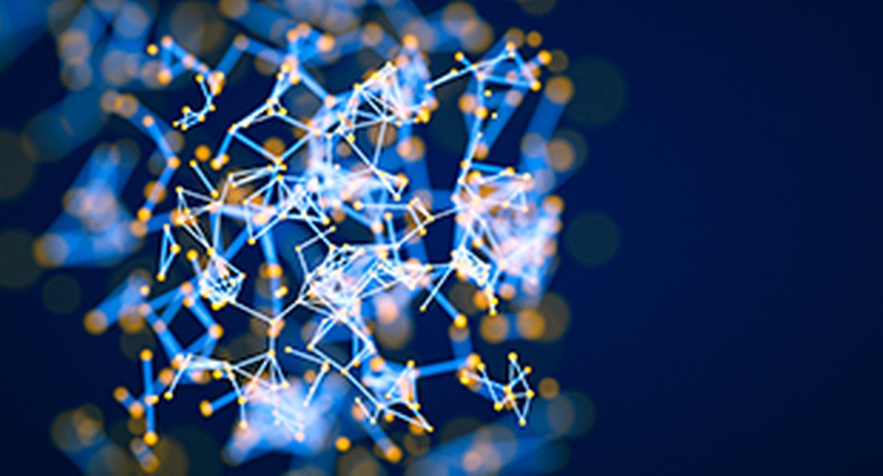 An illuminate network of connected nodes