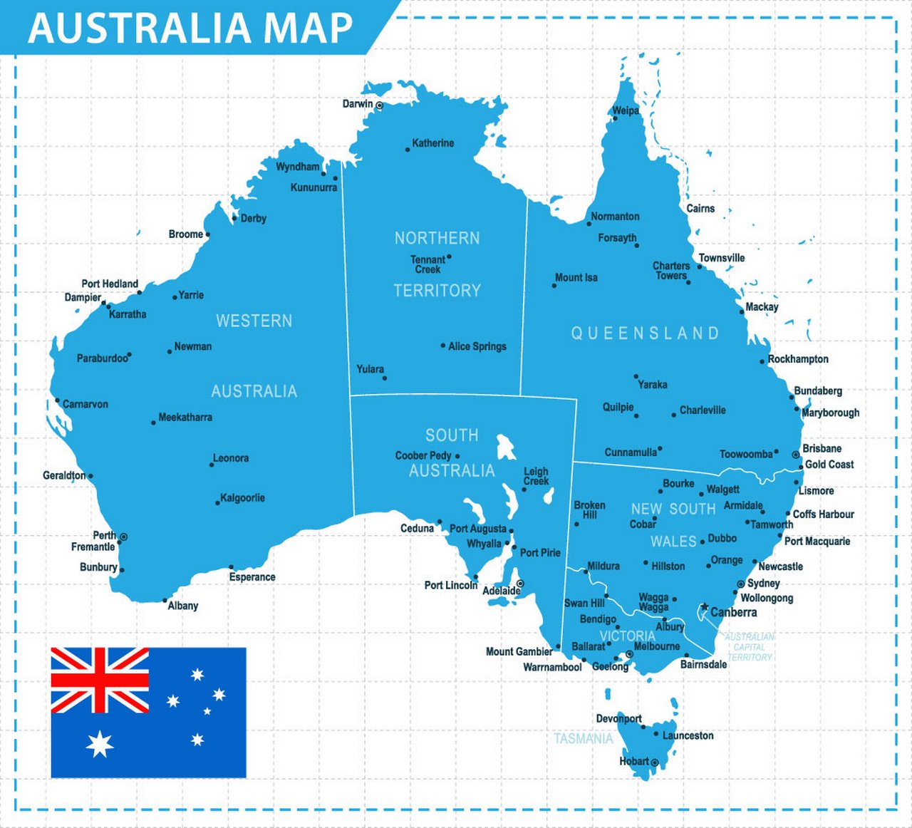 Map of Australia