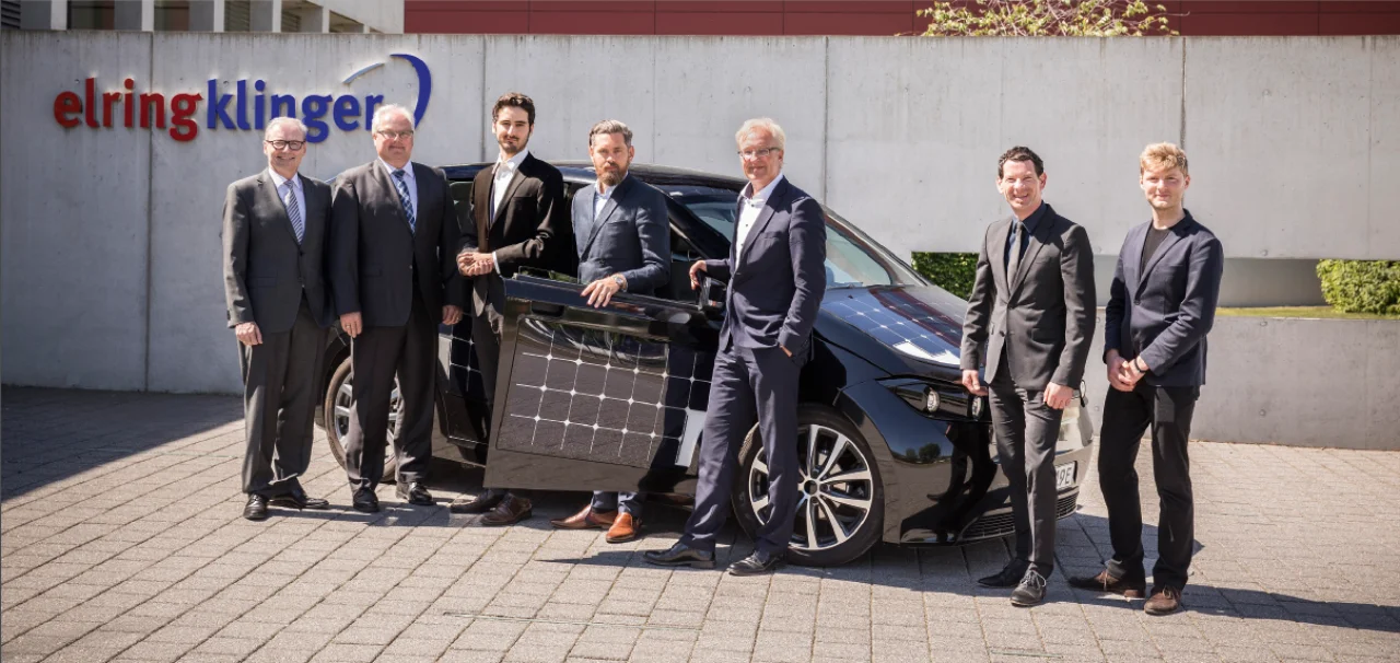 ElringKllinger with solar vehicle