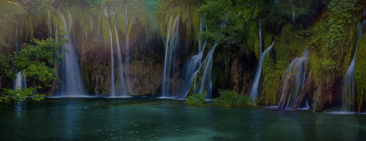 stunning waterfalls at Plitvice Lakes National Park