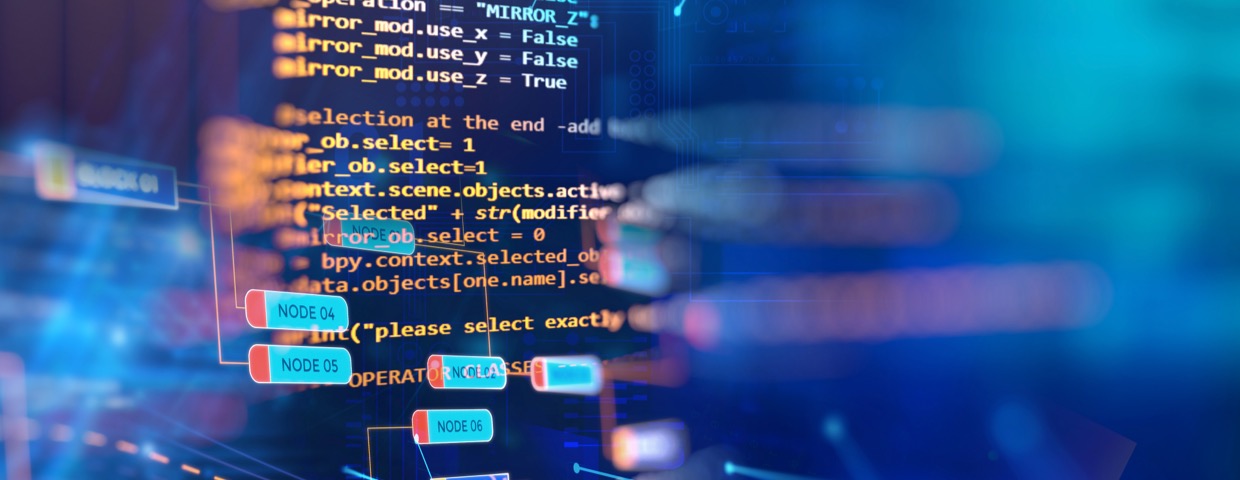 Programming code abstract technology background footage,concept of software developer and Computer script