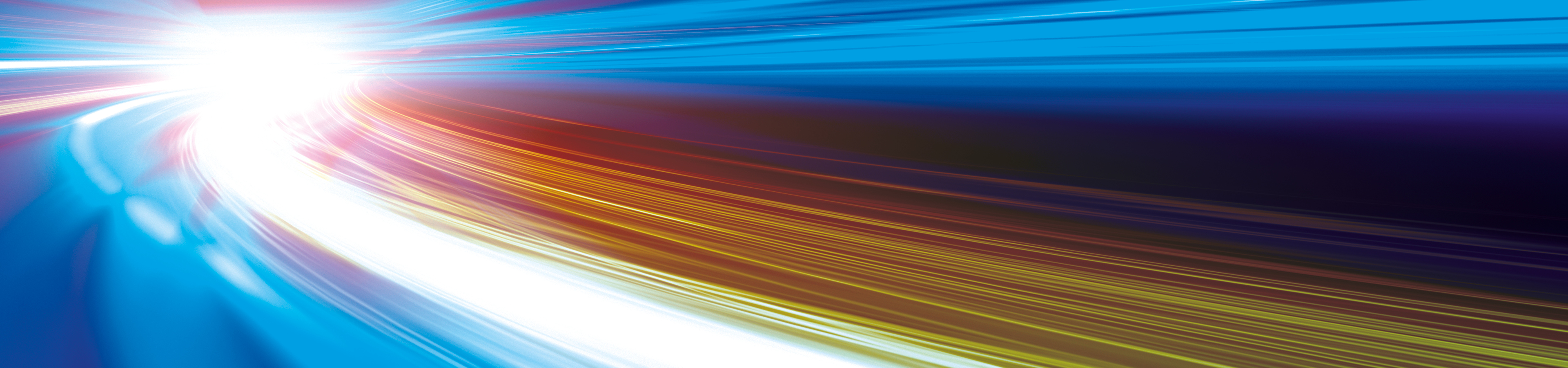 Multicolor lines on a blue background