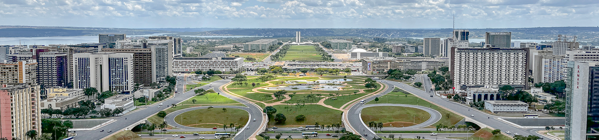 Aerial View Of Brasilia City